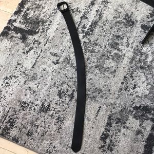 PORTS Black Leather Belt 90’s